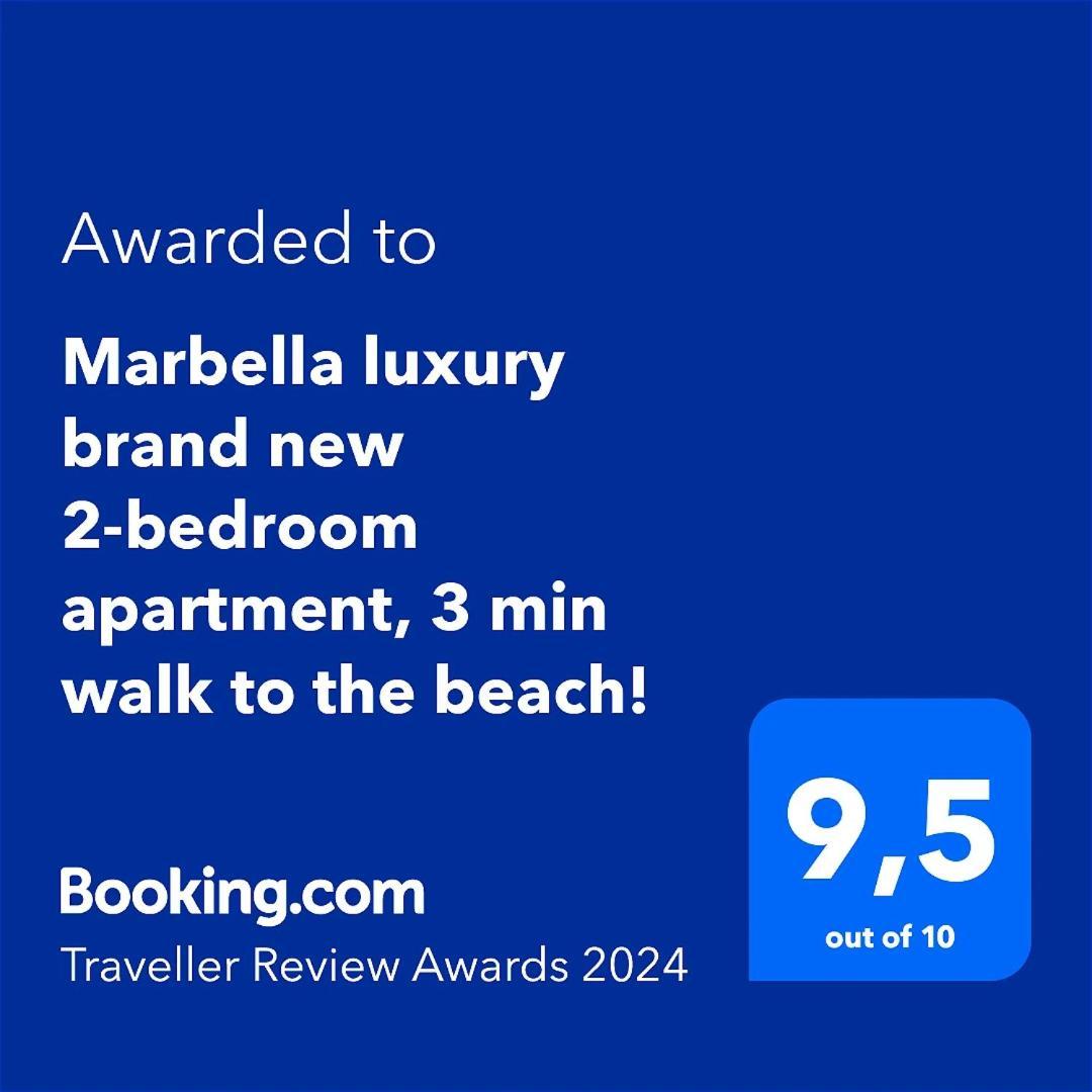 Marbella Luxury Brand New 2-Bedroom Apartment, 3 Min Walk To The Beach! Extérieur photo